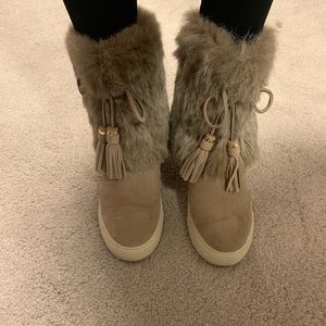 Tory Burch Fur Boots